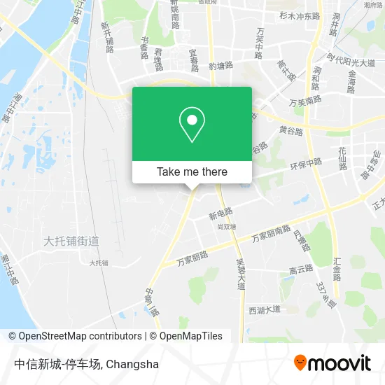 中信新城-停车场 map