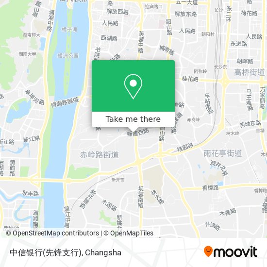 中信银行(先锋支行) map