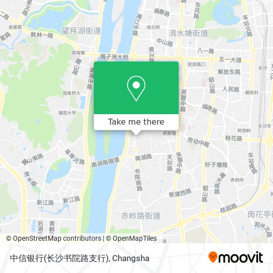 中信银行(长沙书院路支行) map