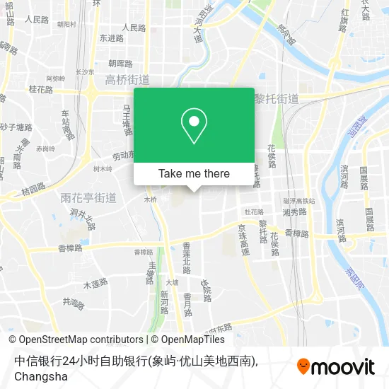 中信银行24小时自助银行(象屿·优山美地西南) map