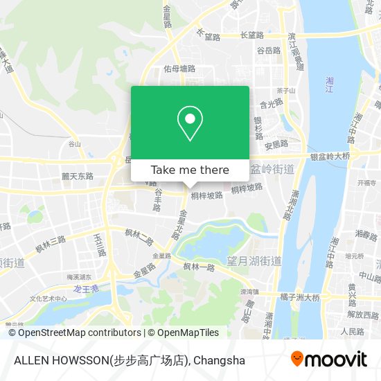 ALLEN HOWSSON(步步高广场店) map