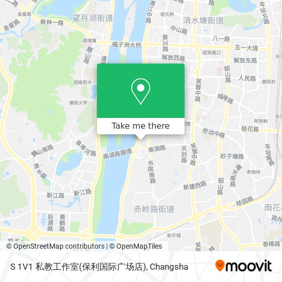 S  1V1 私教工作室(保利国际广场店) map