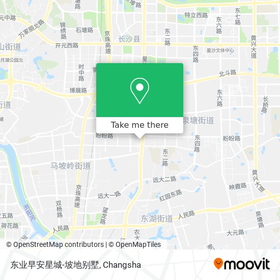 东业早安星城-坡地别墅 map
