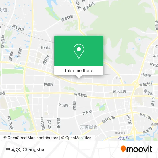 中南水 map