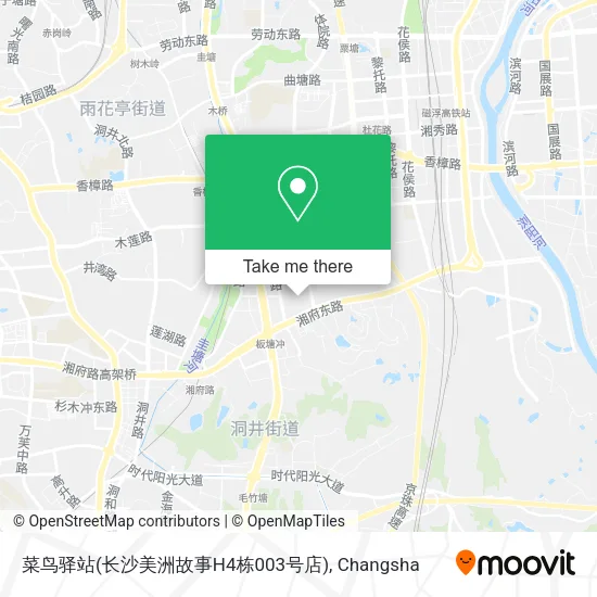 菜鸟驿站(长沙美洲故事H4栋003号店) map