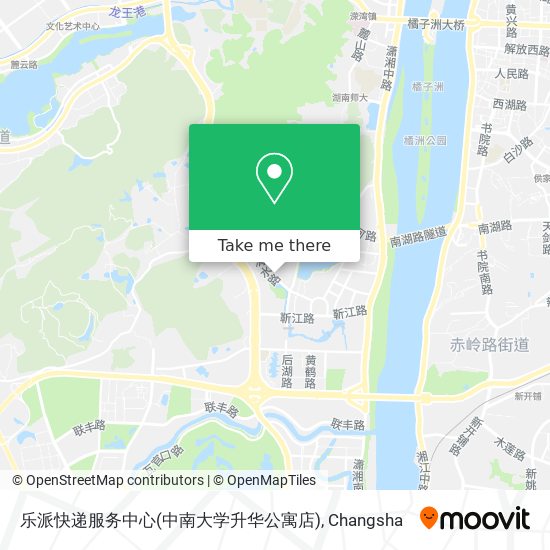 乐派快递服务中心(中南大学升华公寓店) map