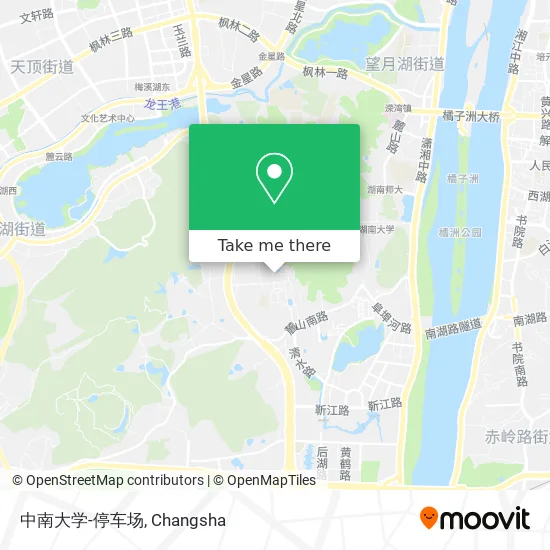 中南大学-停车场 map