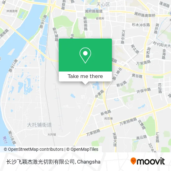 长沙飞颖杰激光切割有限公司 map