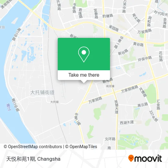 天悦和苑1期 map