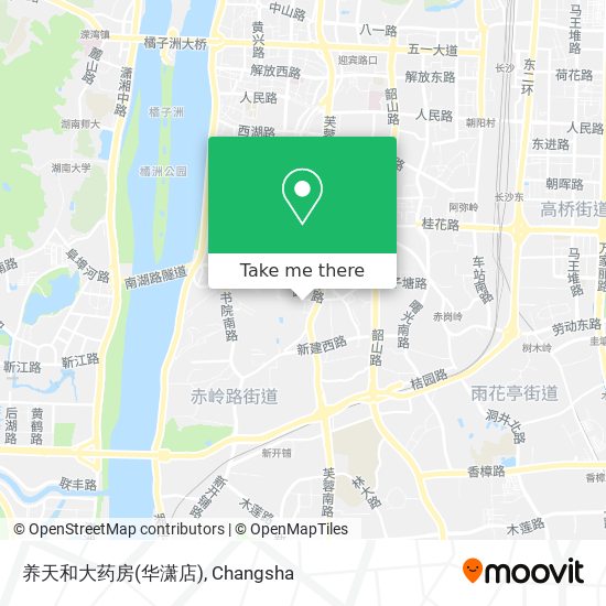 养天和大药房(华潇店) map