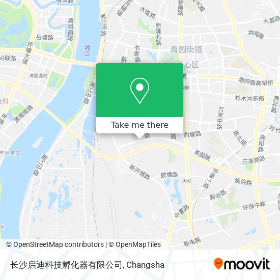 长沙启迪科技孵化器有限公司 map