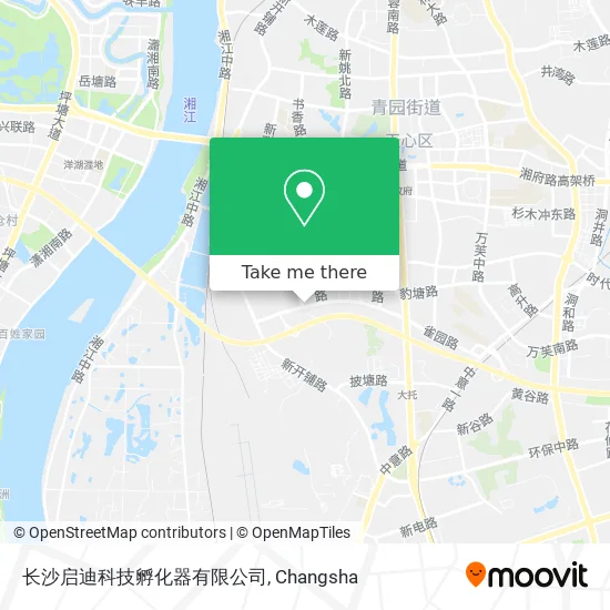 长沙启迪科技孵化器有限公司 map