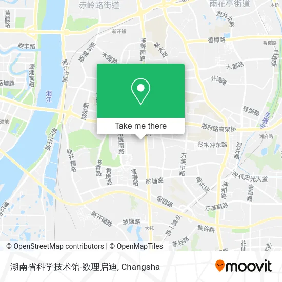 湖南省科学技术馆-数理启迪 map