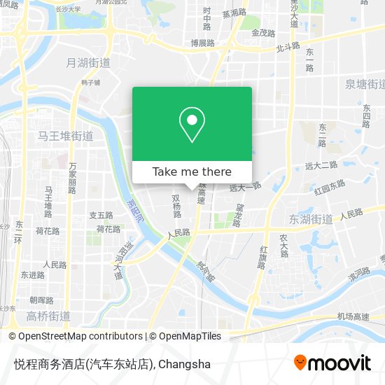 悦程商务酒店(汽车东站店) map