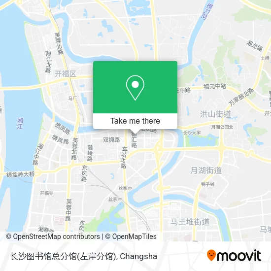 长沙图书馆总分馆(左岸分馆) map