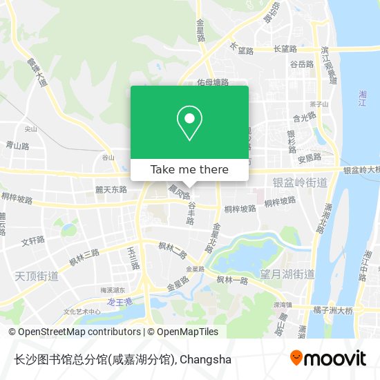 长沙图书馆总分馆(咸嘉湖分馆) map