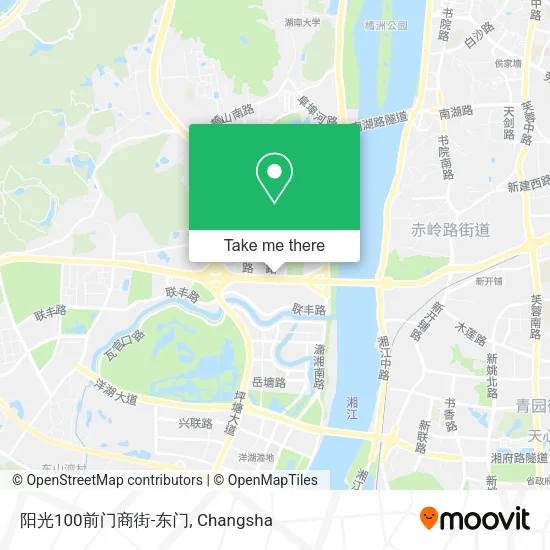 阳光100前门商街-东门 map