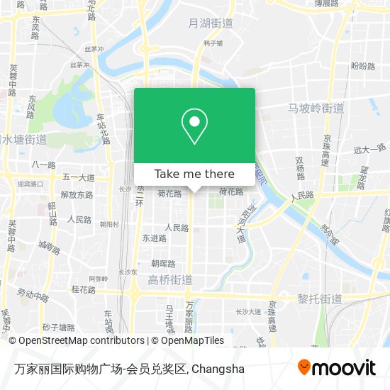 万家丽国际购物广场-会员兑奖区 map