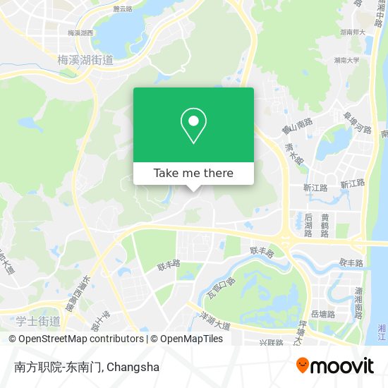 南方职院-东南门 map