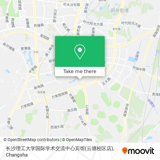 长沙理工大学国际学术交流中心宾馆(云塘校区店) map