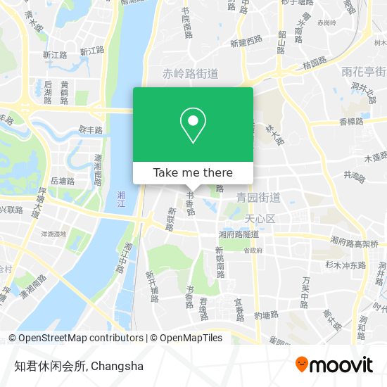 知君休闲会所 map