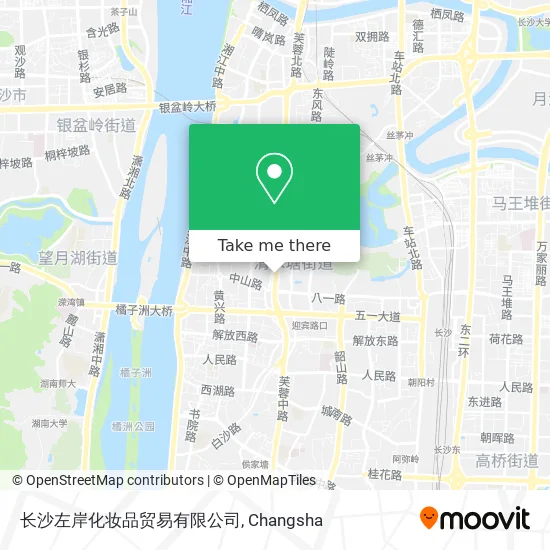 长沙左岸化妆品贸易有限公司 map