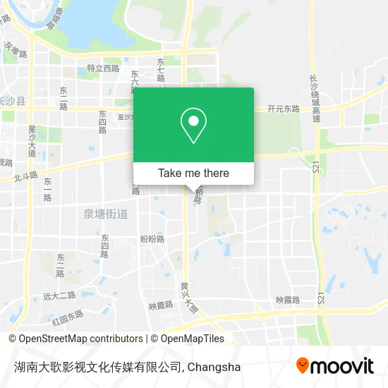 湖南大歌影视文化传媒有限公司 map