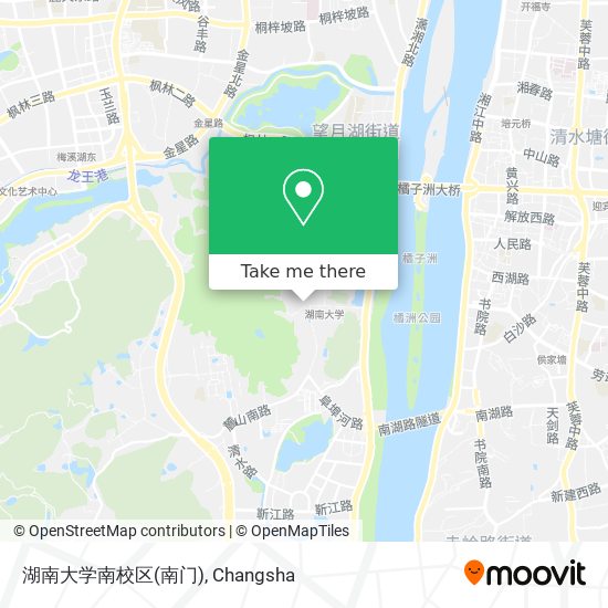 湖南大学南校区(南门) map
