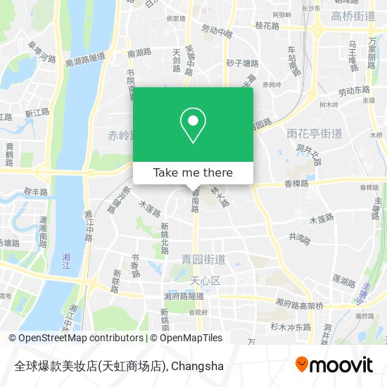 全球爆款美妆店(天虹商场店) map