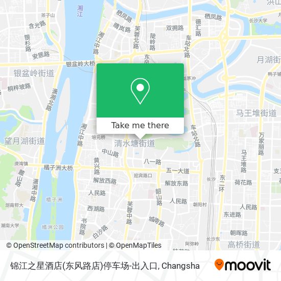 锦江之星酒店(东风路店)停车场-出入口 map