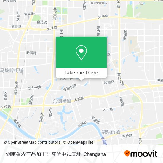 湖南省农产品加工研究所中试基地 map