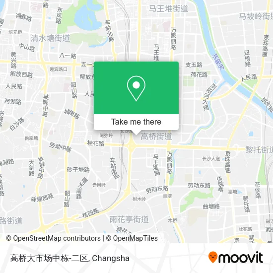 高桥大市场中栋-二区 map
