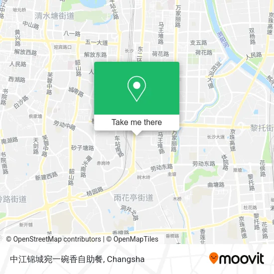 中江锦城宛一碗香自助餐 map
