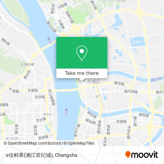 e佳鲜果(湘江世纪城) map