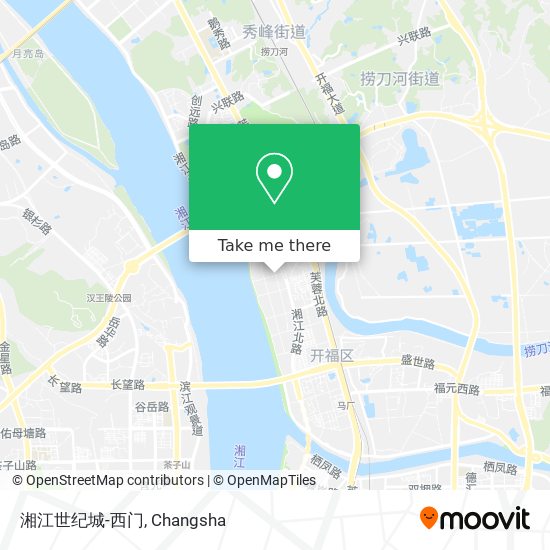 湘江世纪城-西门 map