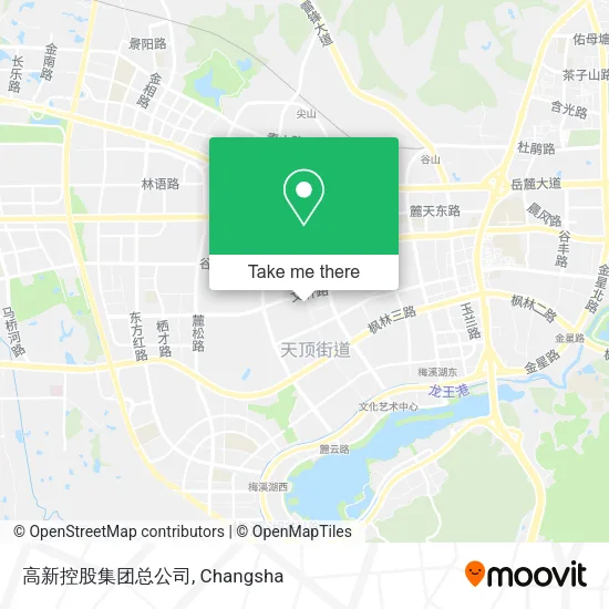 高新控股集团总公司 map