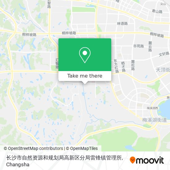 长沙市自然资源和规划局高新区分局雷锋镇管理所 map