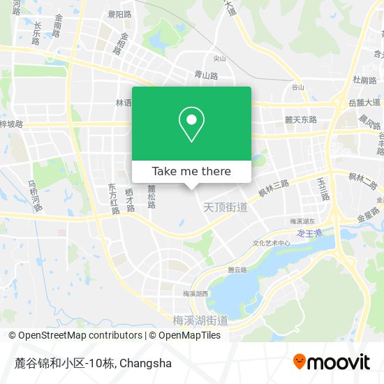 麓谷锦和小区-10栋 map