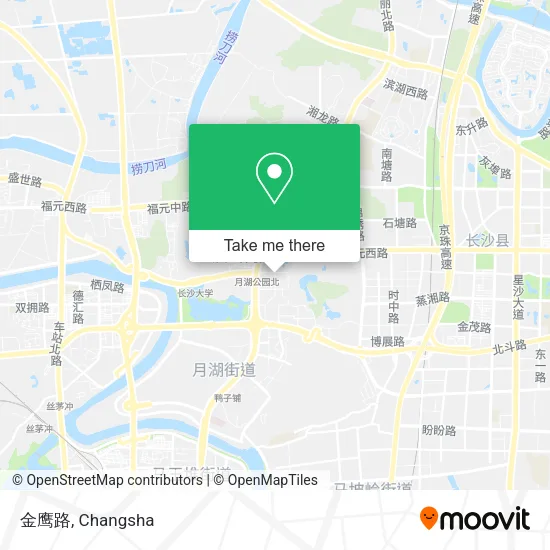 金鹰路 map