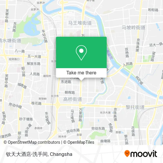 钦天大酒店-洗手间 map