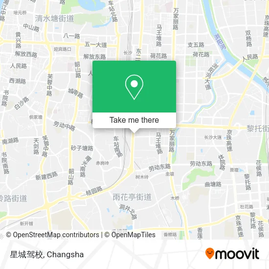 星城驾校 map