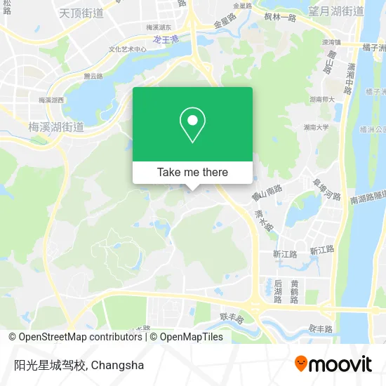 阳光星城驾校 map
