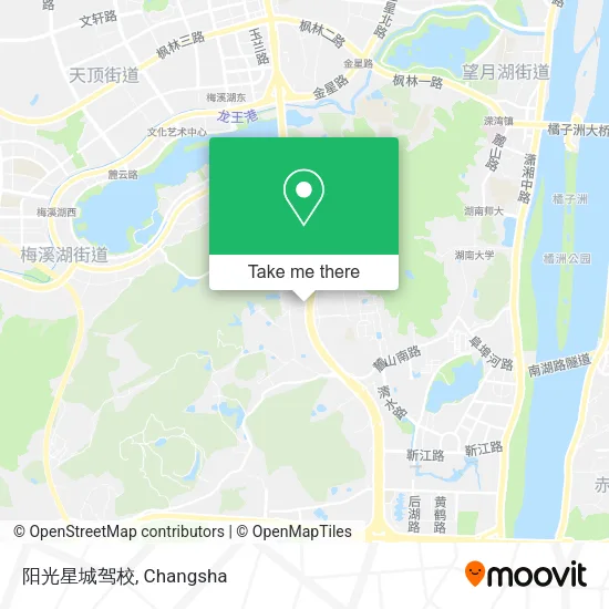 阳光星城驾校 map