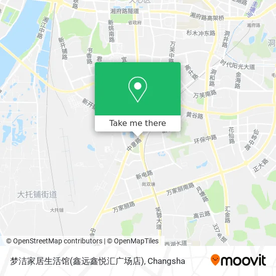 梦洁家居生活馆(鑫远鑫悦汇广场店) map