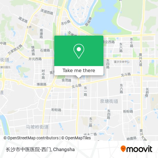 长沙市中医医院-西门 map