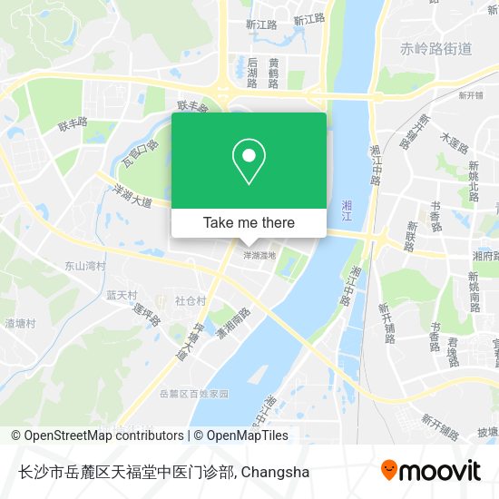 长沙市岳麓区天福堂中医门诊部 map