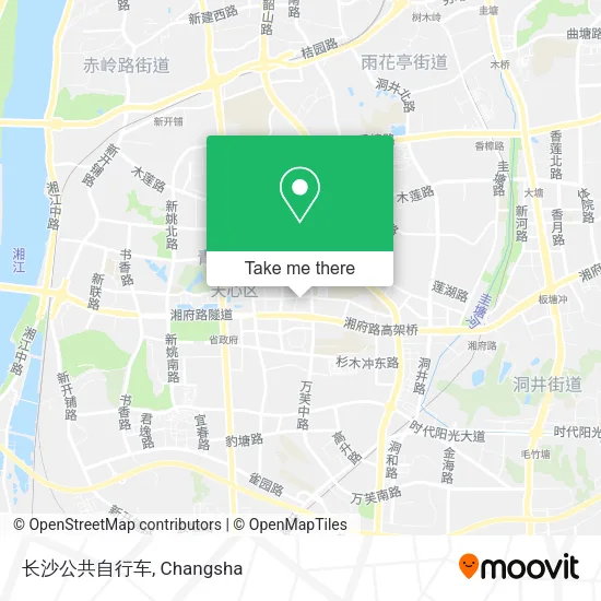 长沙公共自行车 map