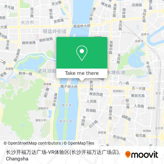 长沙开福万达广场-VR体验区(长沙开福万达广场店) map