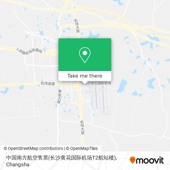 中国南方航空售票(长沙黄花国际机场T2航站楼) map