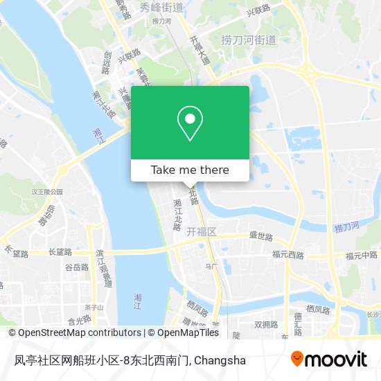 凤亭社区网船班小区-8东北西南门 map